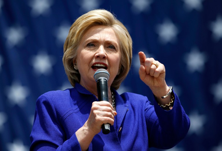 Hillary Clinton rejected Donald Trump’s criticism that she is refusing to use the term 