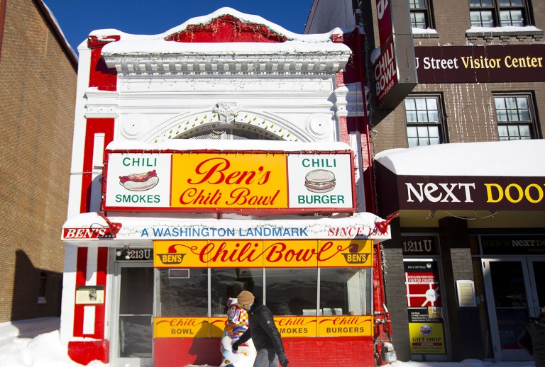 The restaurant had held a contest for new ideas to replace its old mural. (AP Photo/Pablo Martinez Monsivais)