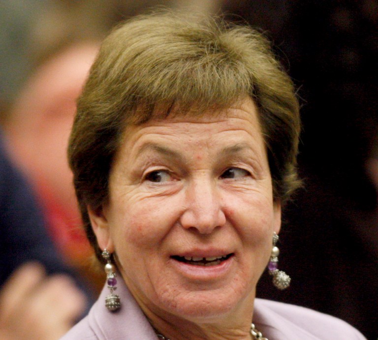 District Court Judge Ellen Segal Huvelle, pictured here in Washington in May 2008, sided with the Center for Effective Government. (AP Photo/Charles Dharapak)