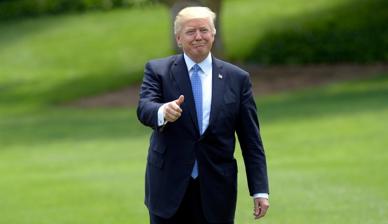 Nearly half of people who voted for President Trump in last year's election believe he won the popular vote, according to a new poll. (AP Photo/Susan Walsh)