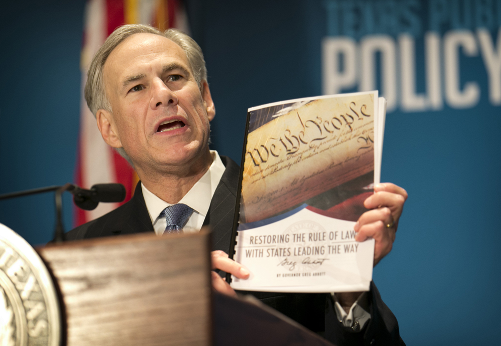 Texas Gov. Abbott calls for Constitutional Convention