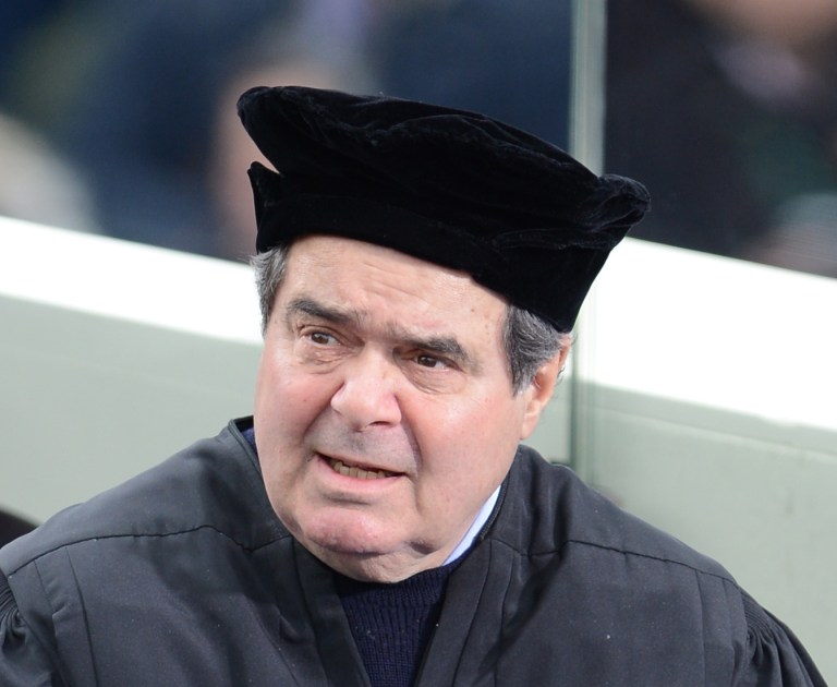 Chief Justice Antonin Scalia attends the inauguration of Barack Obama earlier this week. [Photo: Anthony Behar/Sipa USA (Sipa via AP Images)]