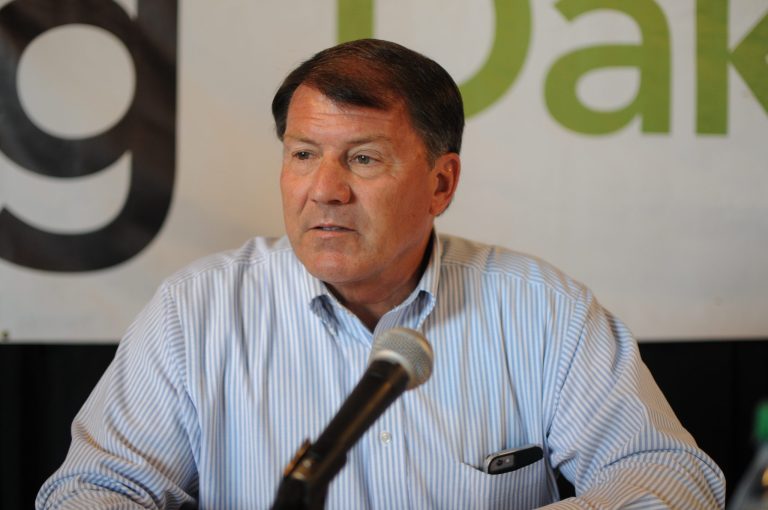 It is critical that we strive to work together to constantly improve relationships and mend our history with Native Americans through reconciliation and mutual respect, wrote Mike Rounds. (AP Photo/James Nord)