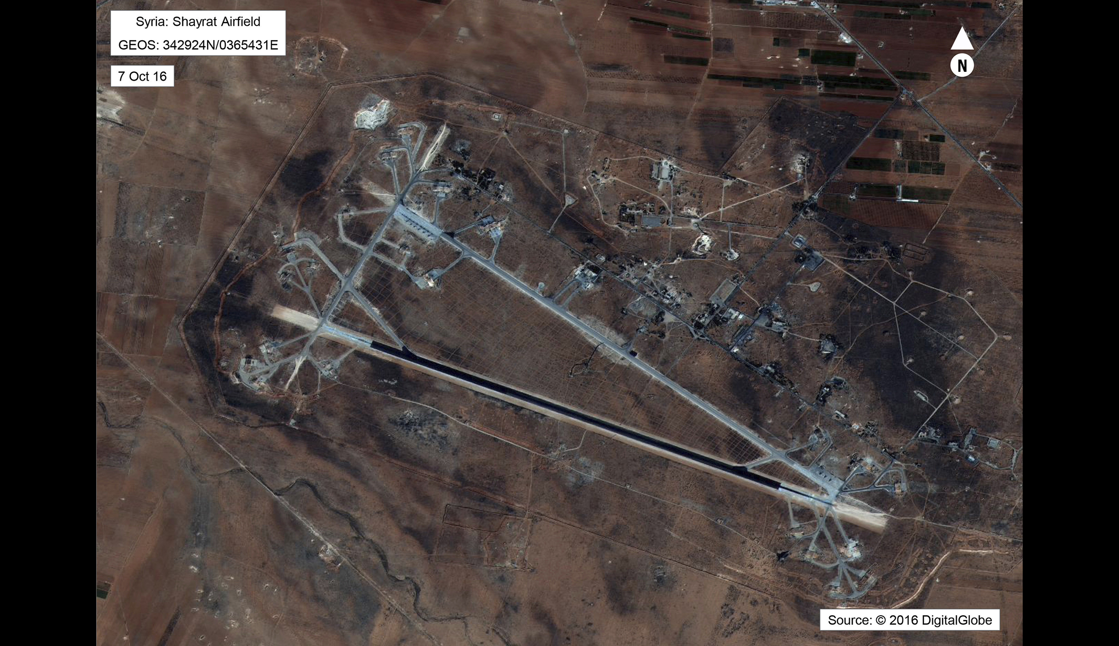 Pentagon sees chemical weapons activity at Syrian air base used in past attack