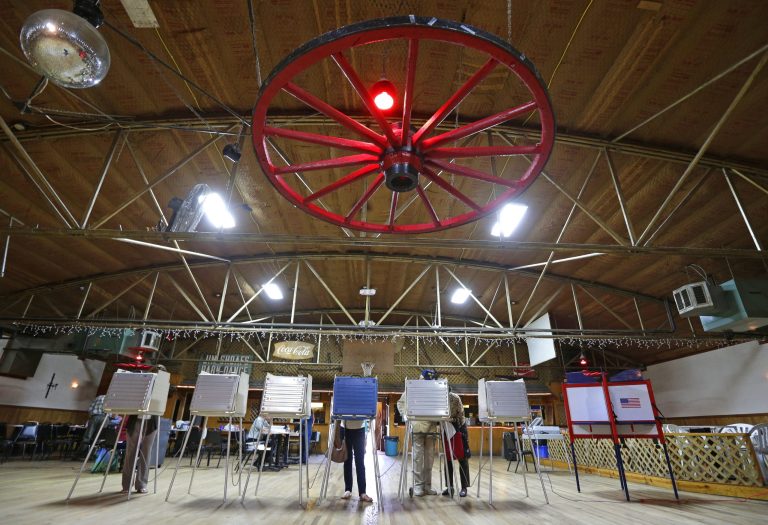 A federal court ruled Tuesday that 28 of North Carolina's state House and Senate districts were constructed in a way that violated the Constitution. (AP Photo/Chuck Burton)