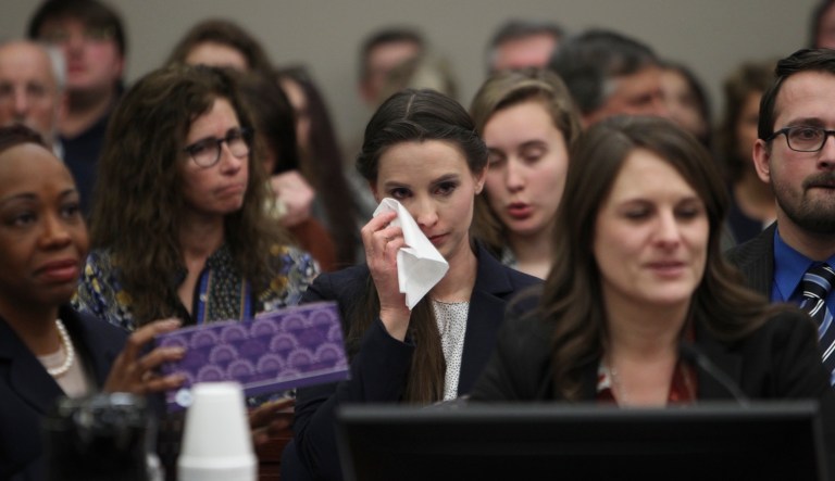 Larry Nassar, the former sports doctor who admitted to molesting some of the nation's top gymnasts for years, was sentenced Wednesday to 40 to 175 years in prison. Judge Rosemarie Aquilina told Nassar, 