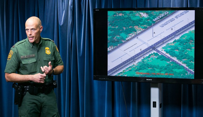 In late August, DHS said four vendors would head to a site in San Diego to begin construction on a variety of concrete prototypes that could become the model for the border wall. (Graeme Jennings/Washington Examiner)