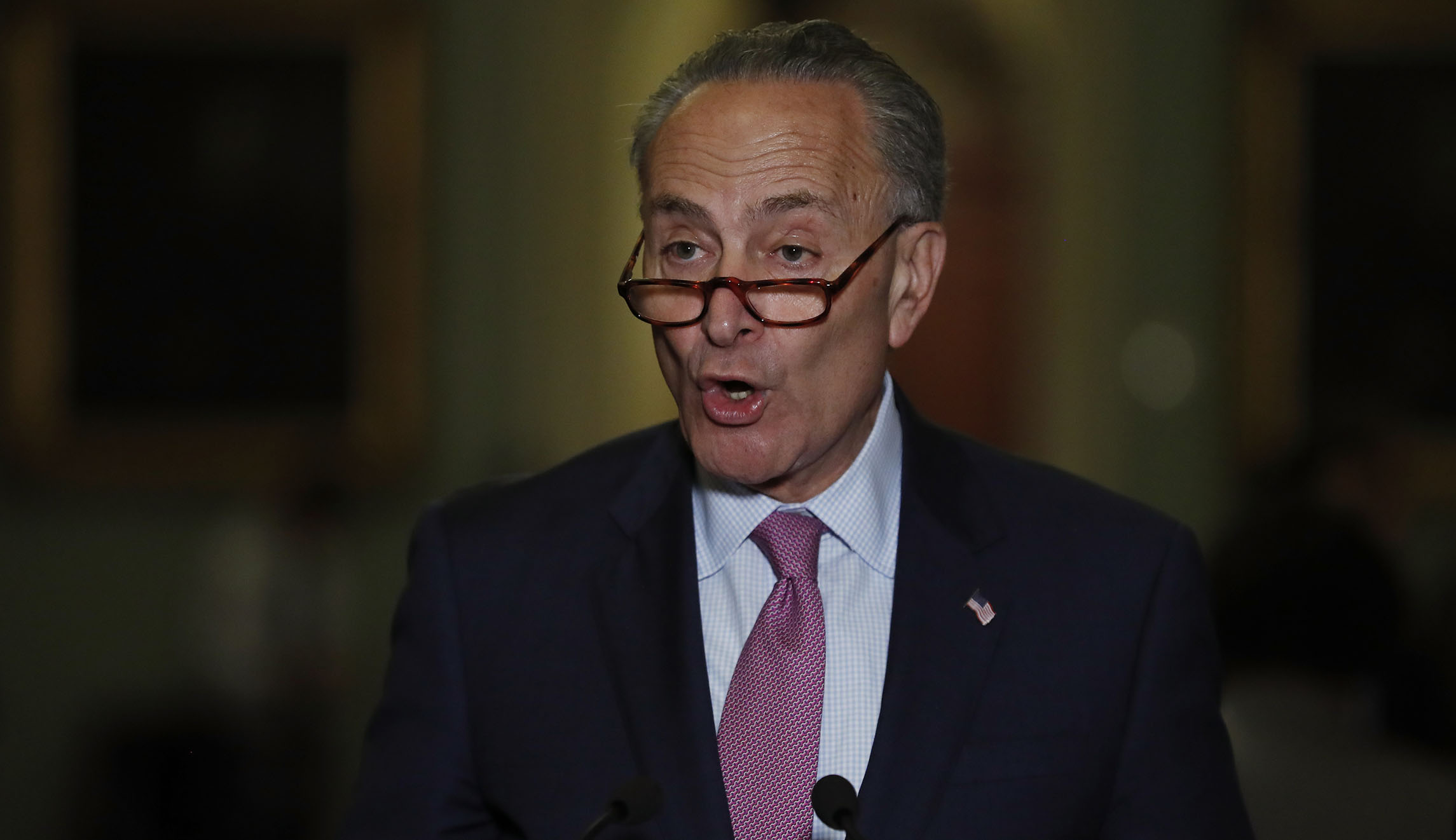 Chuck Schumer dodges question on whether he stands with Robert Menendez during trial