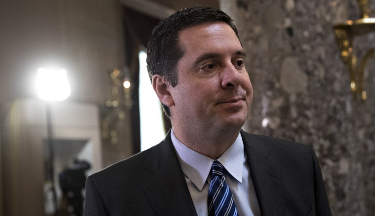 A Republican memo, written under the direction of House Intelligence Chairman Devin Nunes, was released Friday. (Andrew Harrer/Bloomberg)