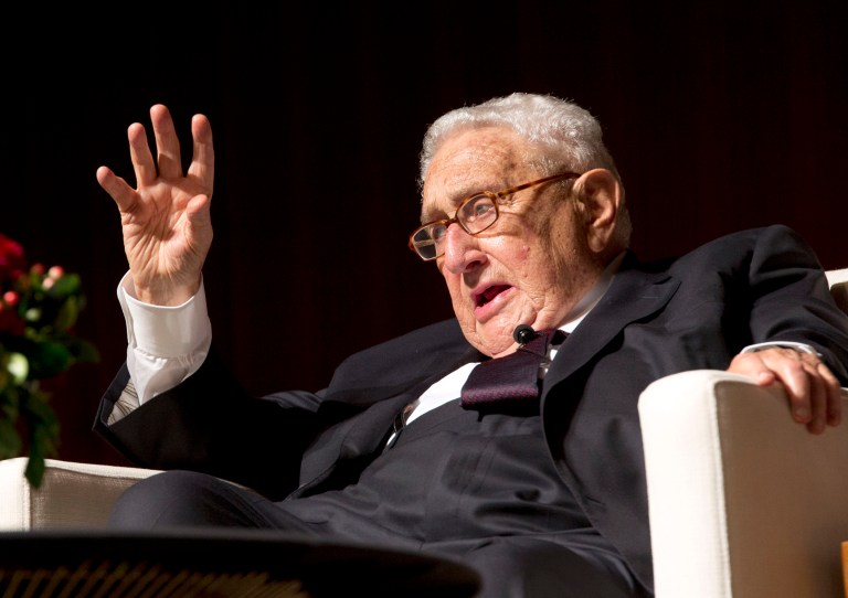 Former Secretary of State Henry Kissinger's advice may come particularly in handy when it comes to China, a country with which he helped facilitate U.S. relations. (AP Photo/Nick Ut)