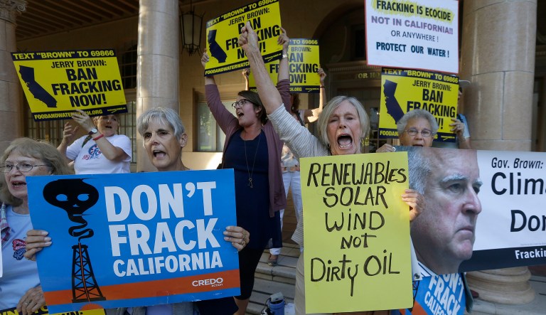 The connection between Vladimir Putin's government and U.S. environmental groups deserves more scrutiny. (AP Photo/Jeff Chiu)