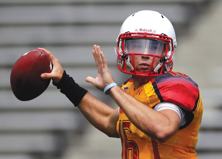 Patrick Semansky/AP
Quarterback C.J. Brown missed all of the 2012 season after tearing his ACL but is expected to be the Terps' starter in 2013.
