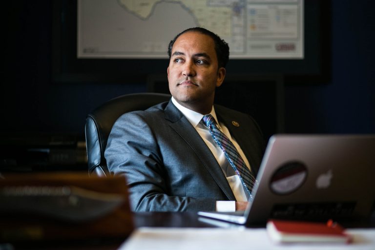 Congressman Will Hurd, R-TX, in his office on Capitol Hill, Tuesday, January 26th, 2016. (File photo)