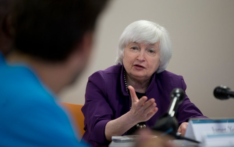 In an August speech, Federal Reserve Chair Janet Yellen argued that the Fed would still be able to deliver stimulus even if it were forced again to lower rates to zero, by relying on tools such as quantitative easing. (AP Photo/Matt Rourke)