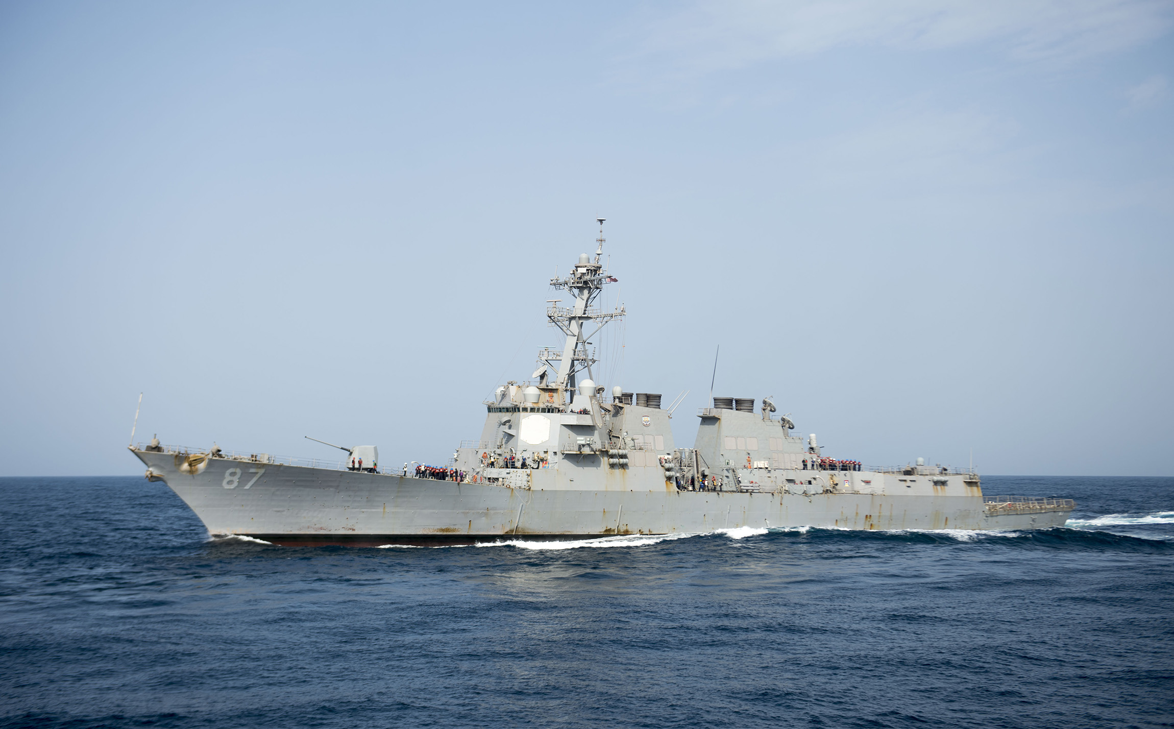 US Navy ship targeted from inside Yemen