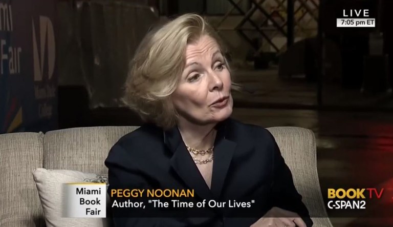 Peggy Noonan is interviewed on C-SPAN.