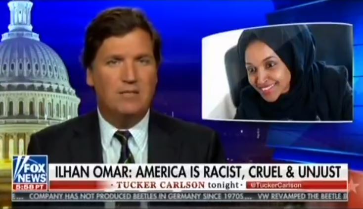 ‘It’s all a hustle’: Tucker Carlson responds to Ilhan Omar’s calls to boycott his show