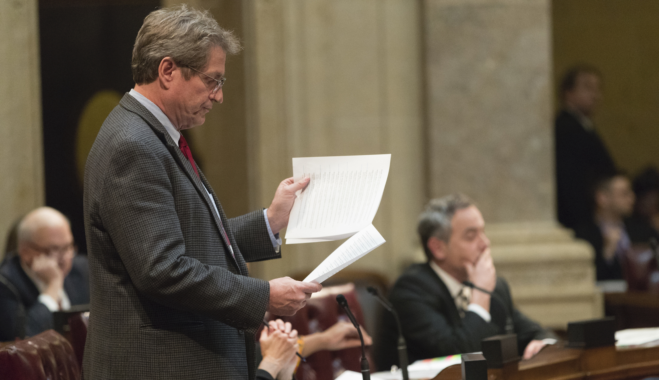 Arrests made after Wisconsin state lawmaker beaten by protesters
