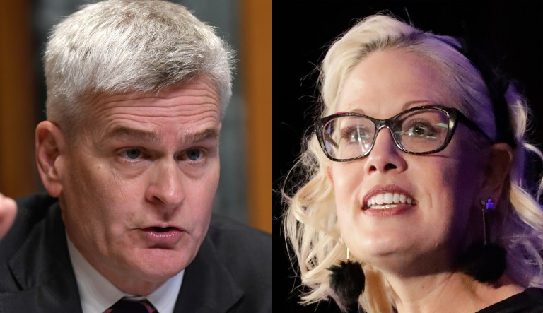 Bill Cassidy and Kyrsten Sinema.
