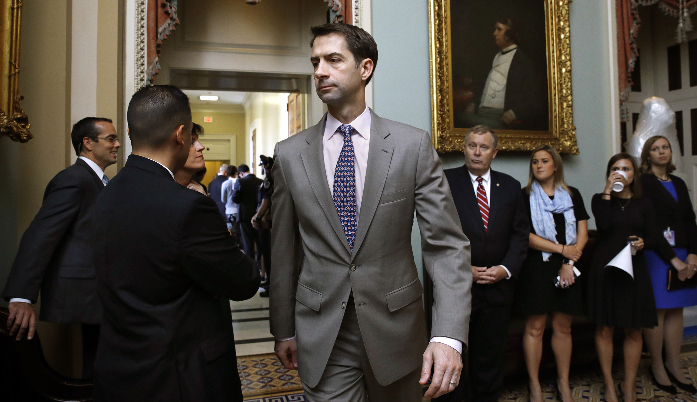 Tom Cotton dodges when asked about CIA director chatter