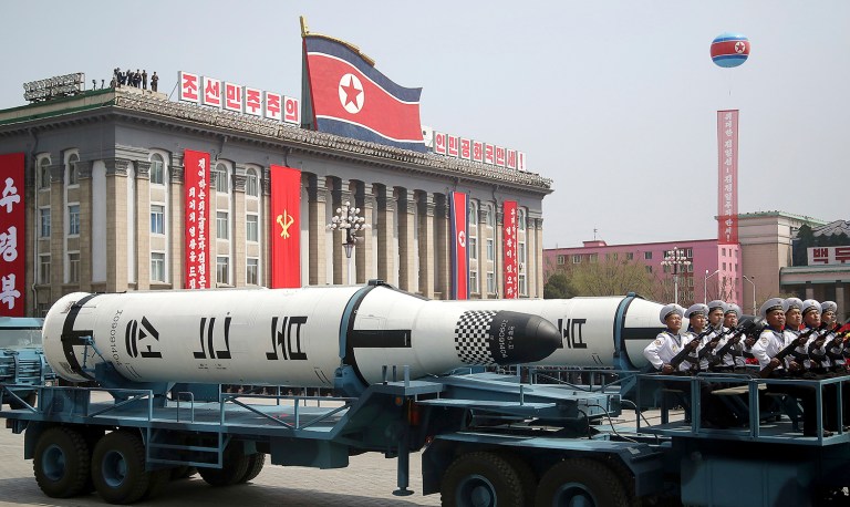 This would be North Korea's third ejection test this month, and demonstrates that Pyongyang is making progress in developing its submarine launch skills. (AP Photo/Wong Maye-E, File)