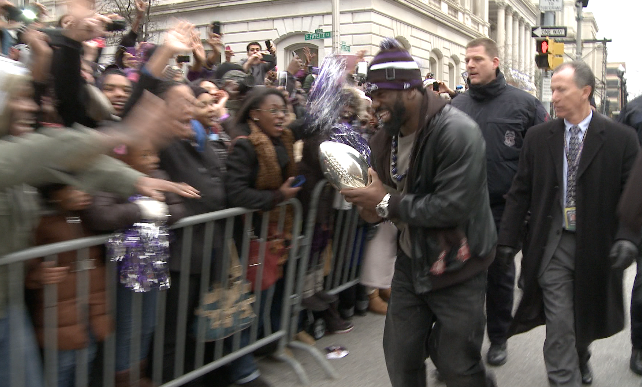 Video: Baltimore Ravens Super Bowl victory parade