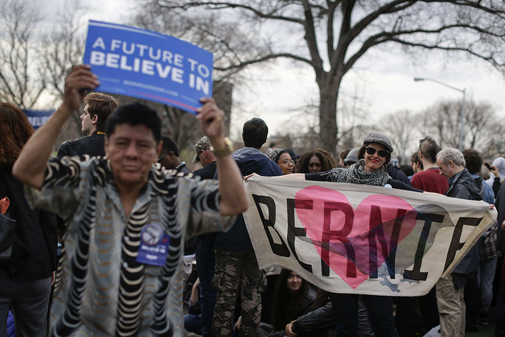 Clinton delegates feel the Bern — hey, ‘b—-h,’ switch your vote