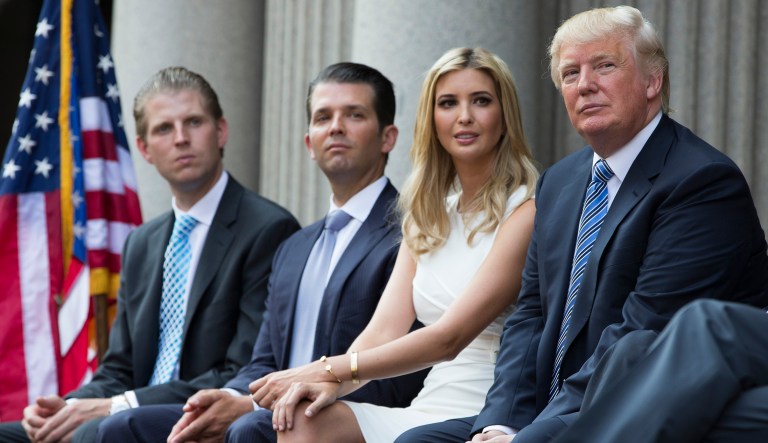 A Republican lawmaker said Thursday he doesn't believe President Trump's children should be working at the White House and encouraged the president to remove them from their positions in the administration. (AP Photo)