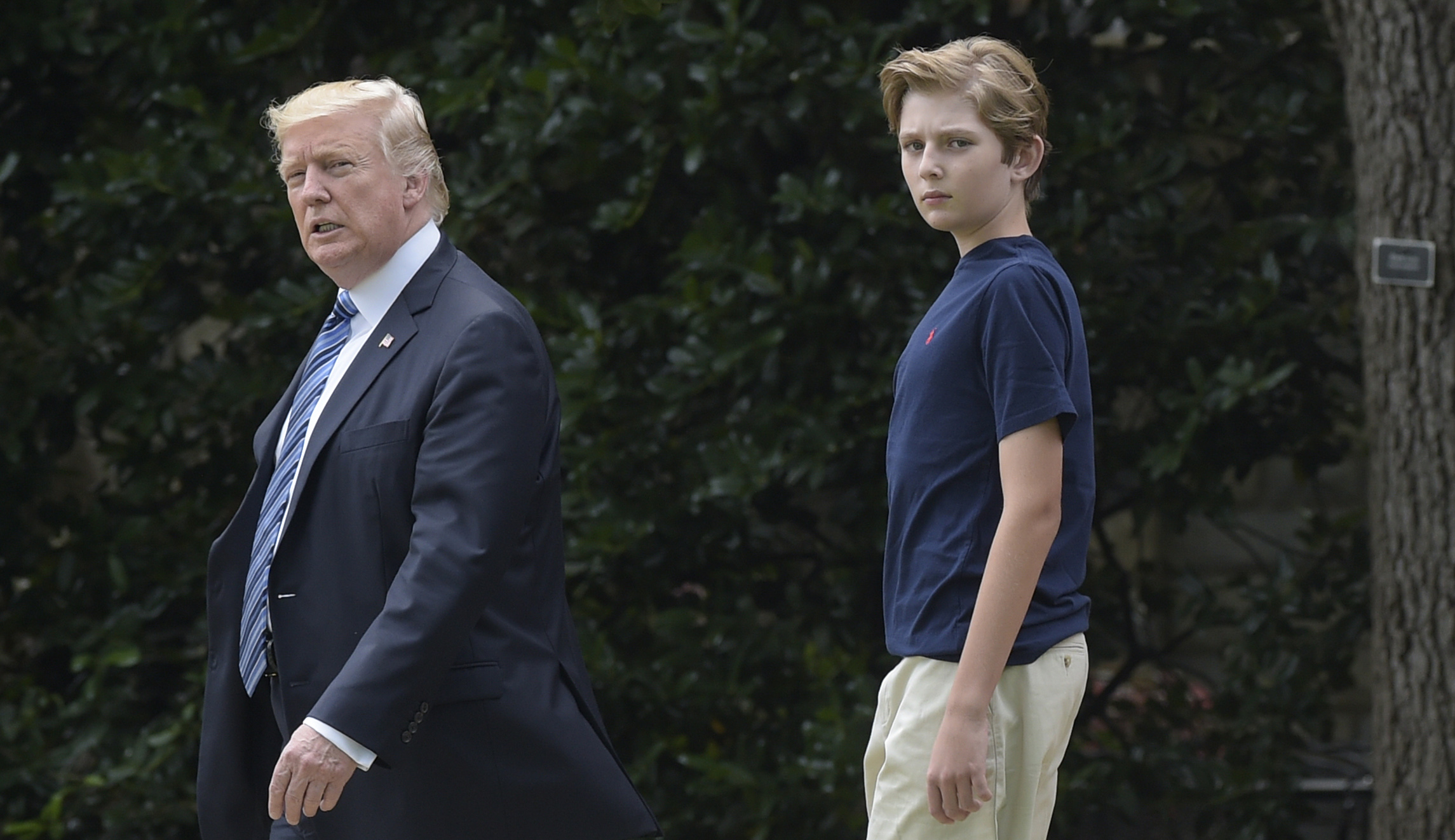 Trump: Next target of the Russia ‘witch hunt’ could be Barron Trump