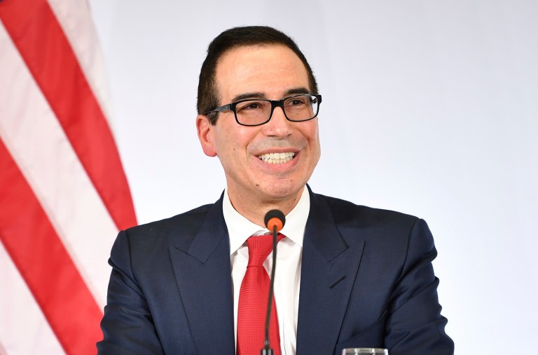 Treasury Secretary Steven Mnuchin said that President Trump gets stamina from the fact that he has 