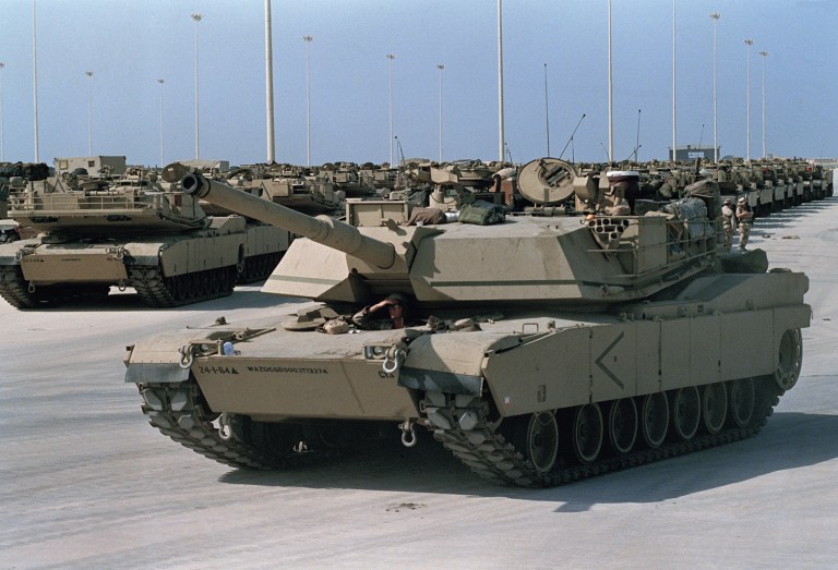 Saudi Arabia has asked to buy the M1 Abrams tank, built by General Dynamics, and the Heavy Equipment Recovery Combat Utility Lived Evacuation System, or HERCULES, armored recovery vehicle, built by Bowen McLaughlin York, as well as equipment, training and support. (AP Photo)