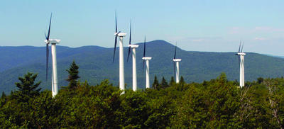 Wind turbines generate power at the Searsburg Wind Power Facility in Searsburg, Vt. (AP Photo/Tim Roske)