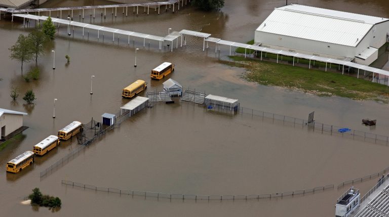 Department will give up to $1.5 million to school districts in Louisiana hardest hit by recent flooding. (AP Photo/Max Becherer)