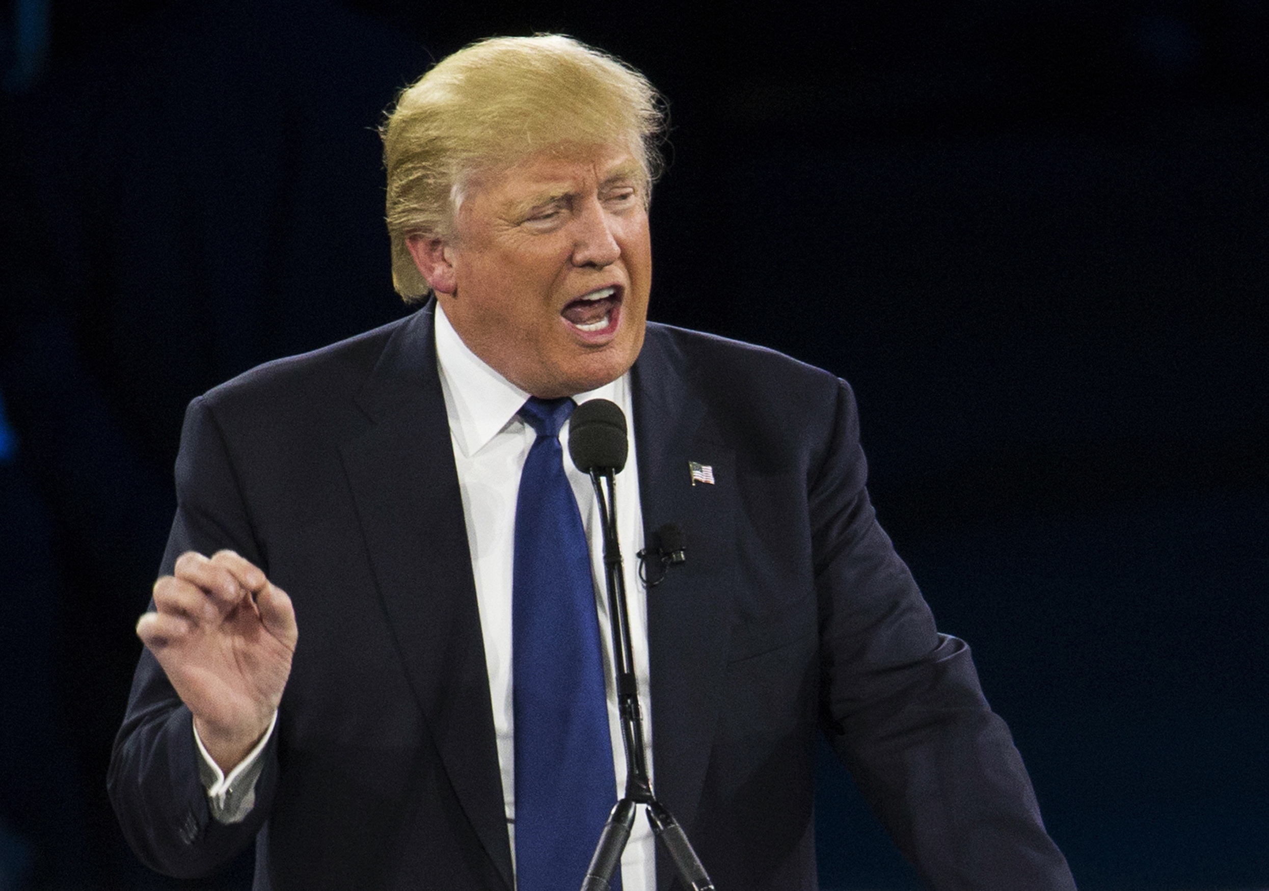 Trump nears 50 percent nationally