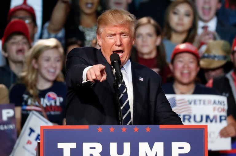 The unveiling of President-elect Trump’s White House trade office is the latest reminder to Republican free traders that there is a new sheriff in town. (AP Photo/Paul Sancya)