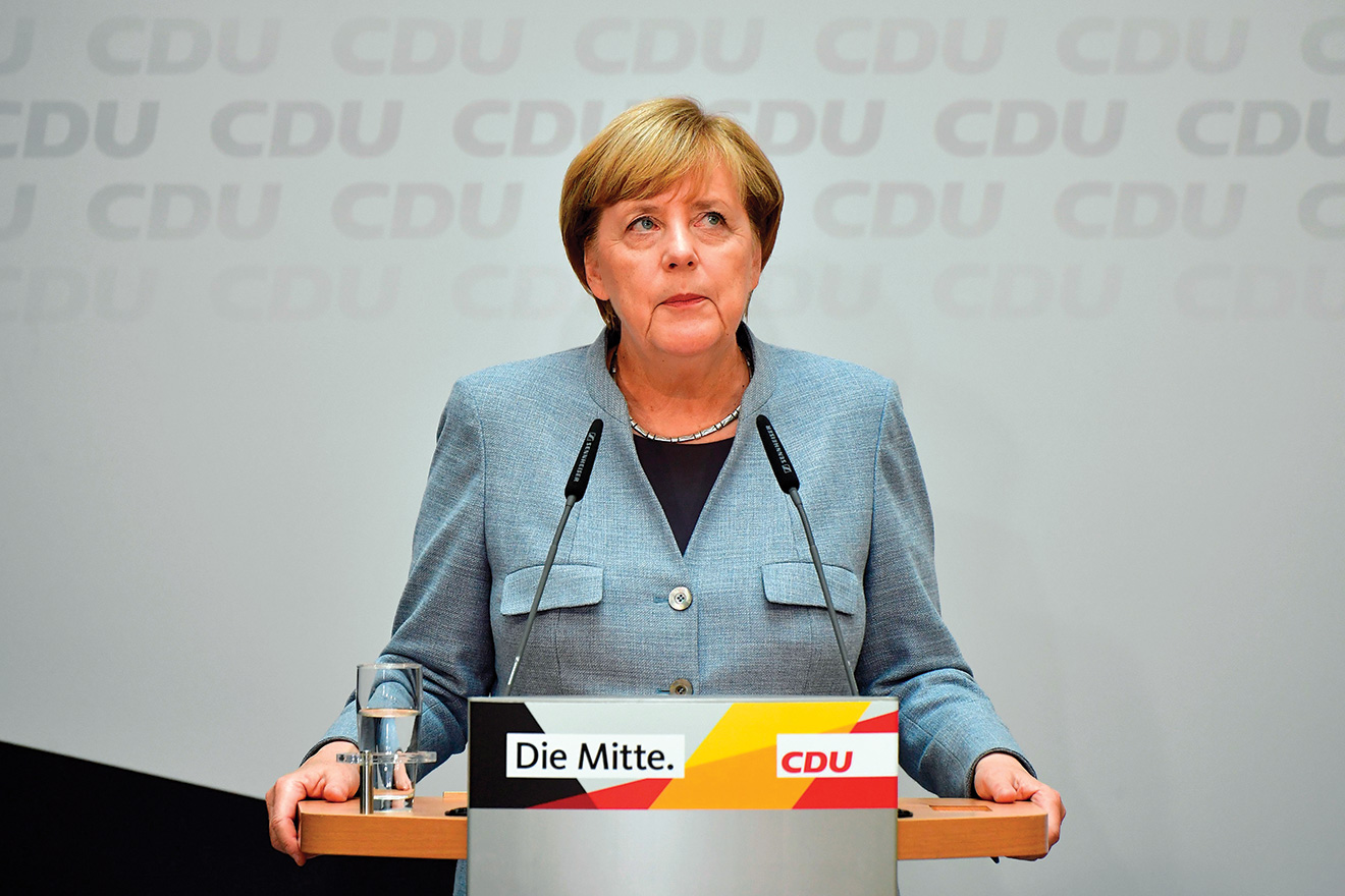 The Germans Turn Right