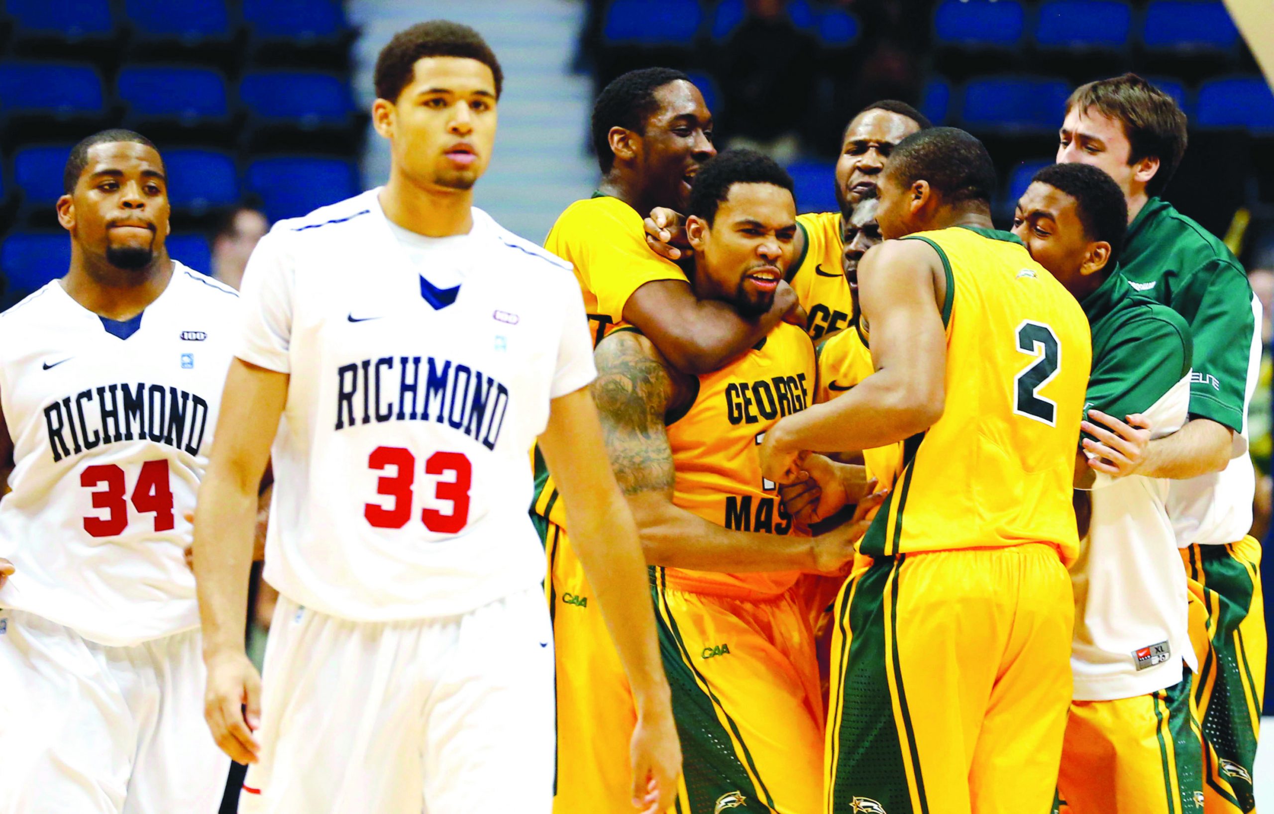 George Mason’s Sherrod Wright showing his stuff