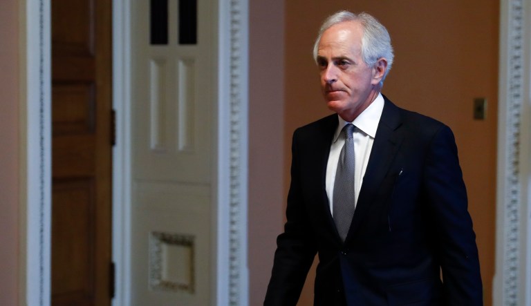 The Corker campaign, which this month will report $6.6 million in cash on hand for the 2018 campaign, said it takes all challengers seriously. (AP Photo/Carolyn Kaster)