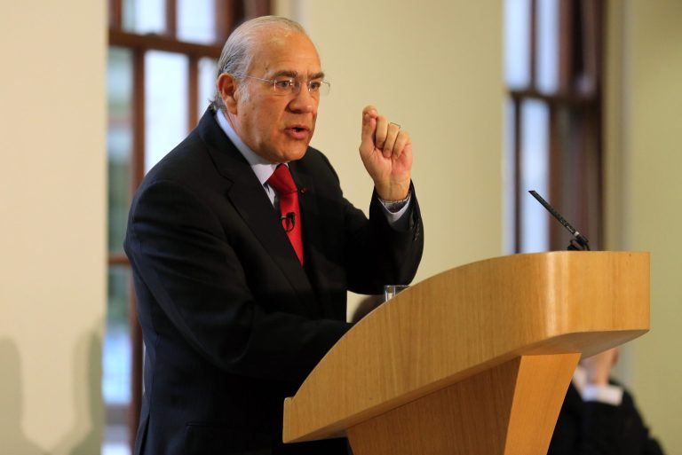 Angel GurrÃ­a, Secretary General of the OECD, said that shifting profits offshore "is depriving countries of precious resources to jump-start growth, tackle the effects of the global economic crisis and create more and better opportunities for all."Â (AP Photo, PA, Chris Radburn)