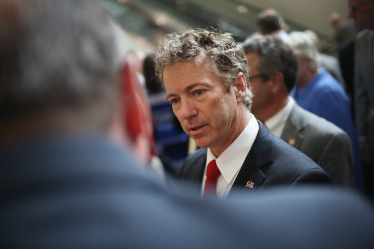 Sen. Rand Paul, another Republican presidential contender, said the law is unconstitutional and unnecessary. (Getty)