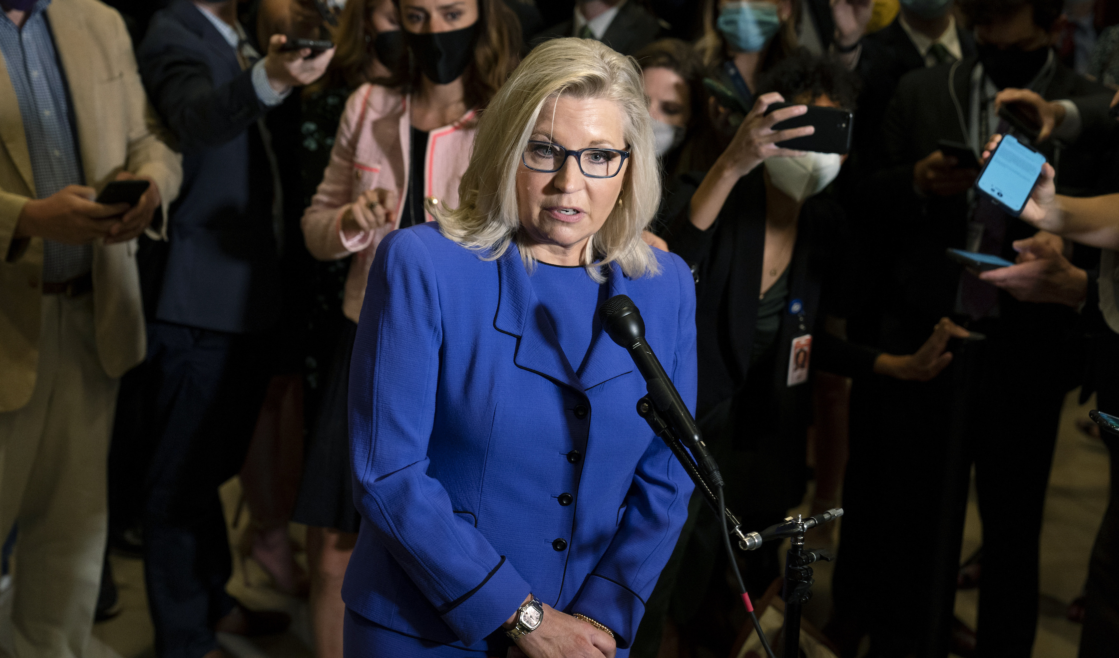 Trump says he is ‘paying close attention’ to ‘loser RINO Liz Cheney’