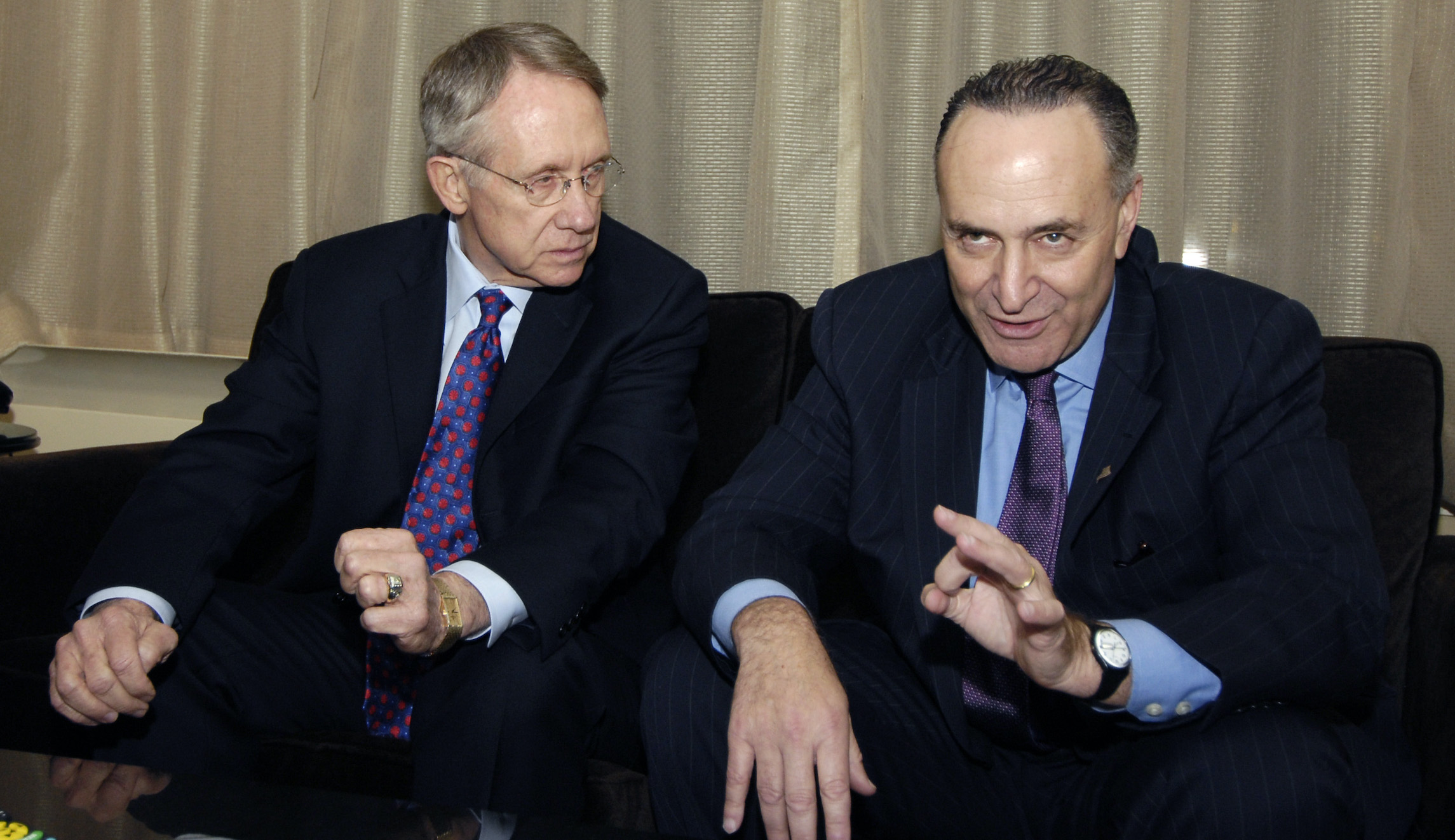 Charles Schumer, Harry Reid