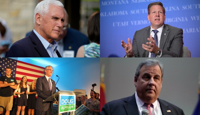 Former Vice President Mike Pence, former Gov. Chris Sununu (R-NH), former Gov. Chris Christie (R-NJ), and Gov. Doug Burgum are expected to enter the Republican race for President next week.