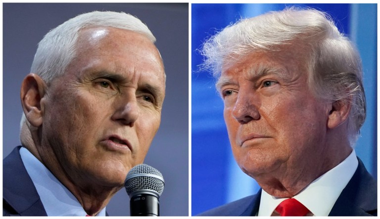 Pence campaign sees over 7,400 donations in one day following Trump indictment