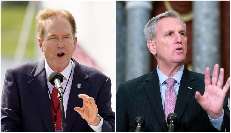 Rep. Vern Buchanan (R-FL) and House Speaker Kevin McCarthy (R-CA)