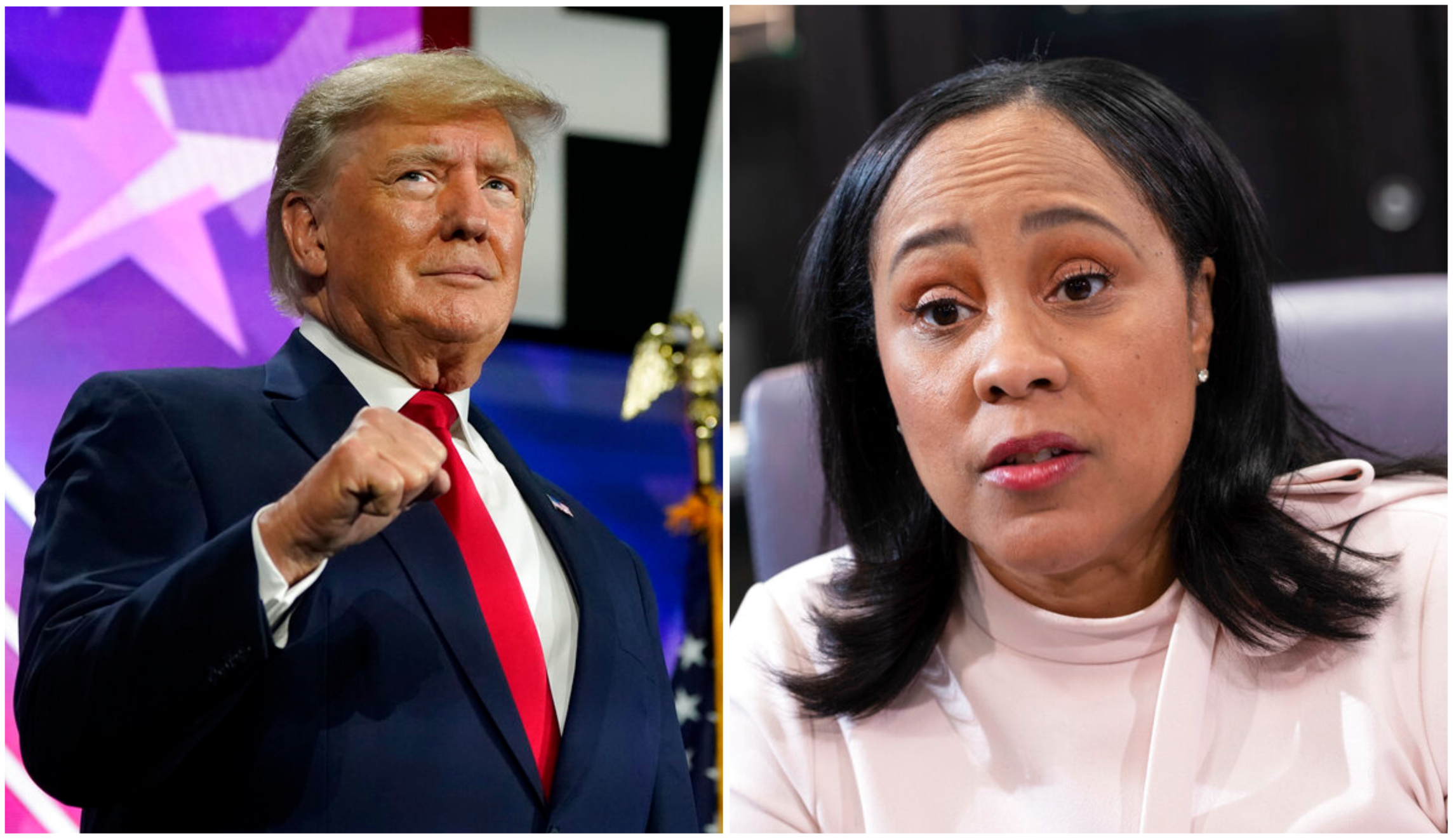 Fani Willis/Trump diptych