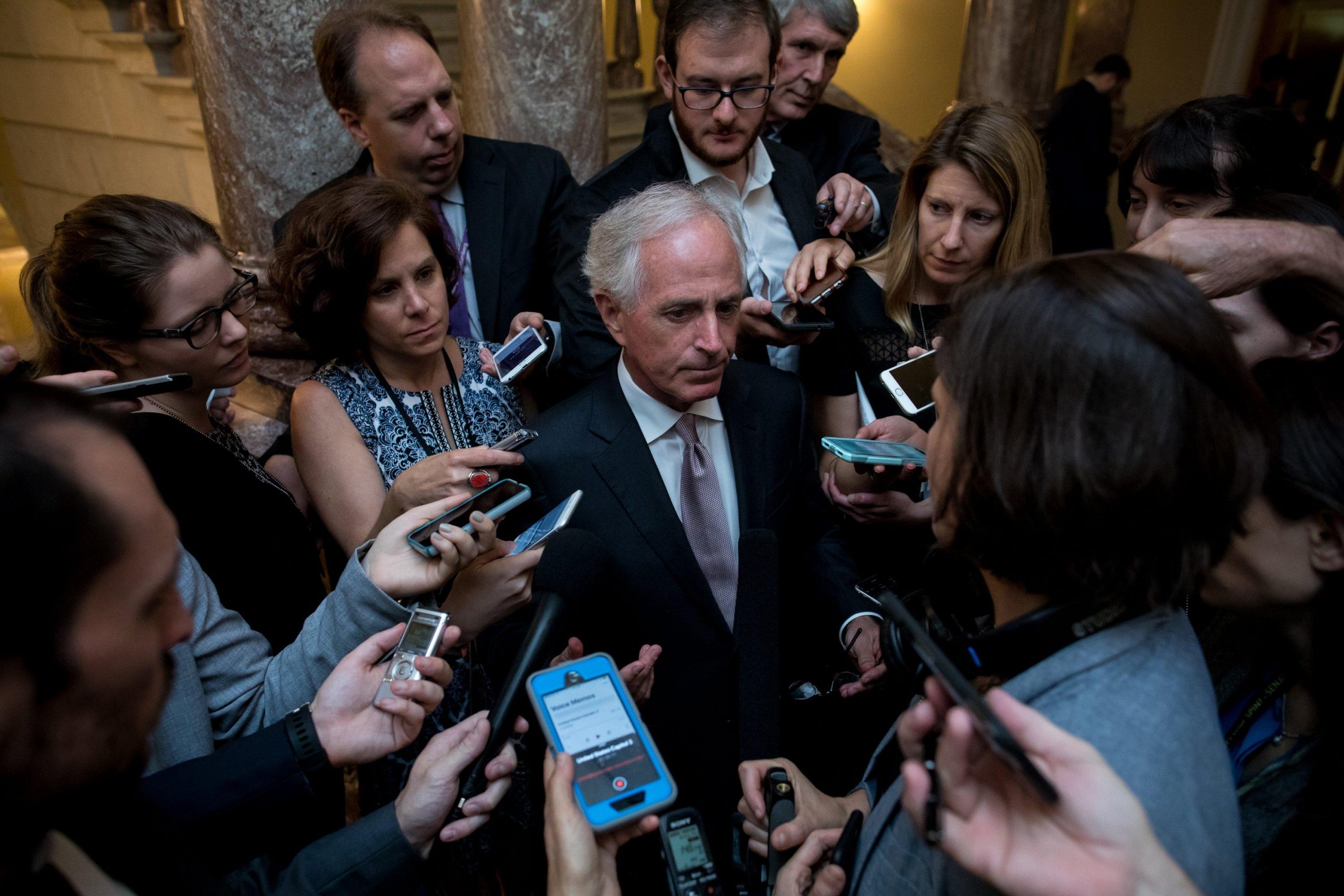 U.S. Sen. Bob Corker, R-Tennessee, said Thursday the FBI's investigation into sexual assault allegations against Supreme Court nominee Brett Kavanaugh was not hindered and predicted the Senate will confirm Kavanaugh "very soon."