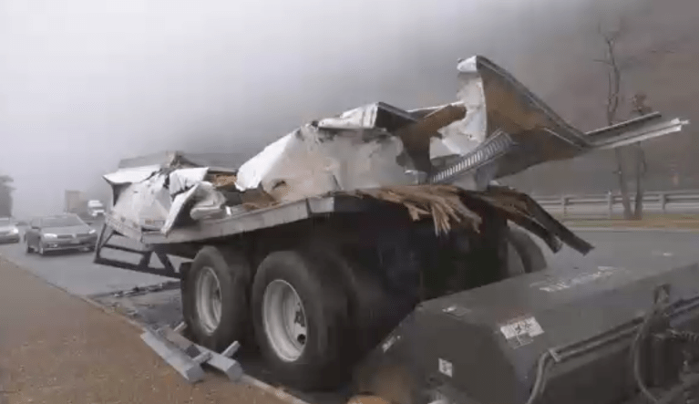 At least 19 injured in crash involving charter bus