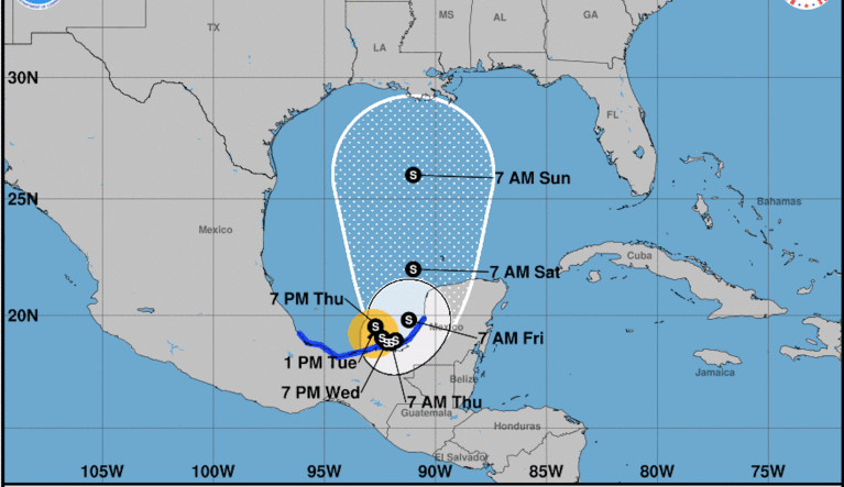 Tropical Storm Cristobal forms on second day of Atlantic hurricane season, setting record