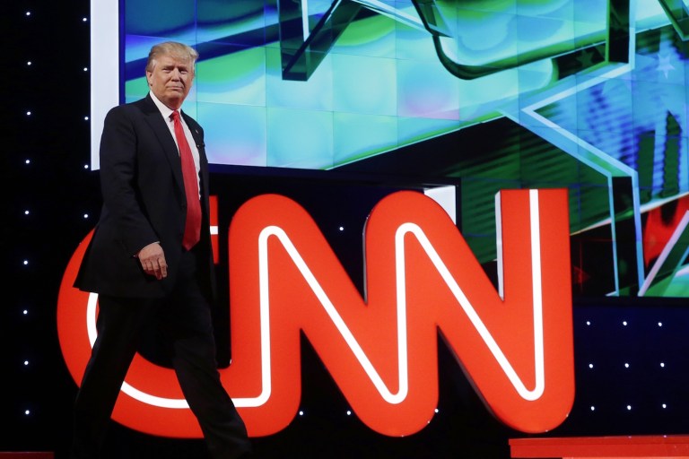 CNN accused Trump of conflating its own more general reporting on the documents with BuzzFeed's reporting. (AP Photo/Alan Diaz)